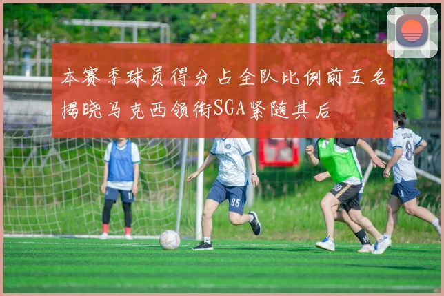 本赛季球员得分占全队比例前五名揭晓马克西领衔SGA紧随其后